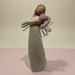 Vintage Y2K Willow Tree "Angel of the Heart" 8" Resin Figurine Susan Lordi